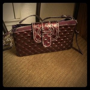 Burgundy Wristlet