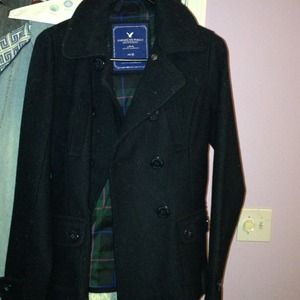 American eagle pea coat XS Navy blue