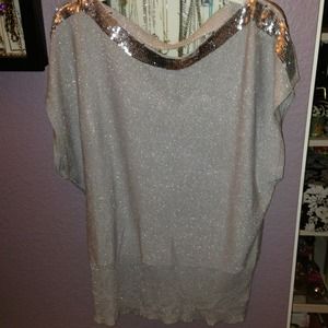 Sparkly Tunic Top