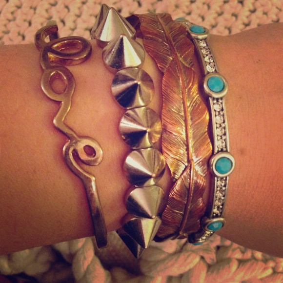 Cute, Boho, Bundled bangles!