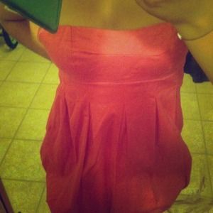 Pink Strapless Dress