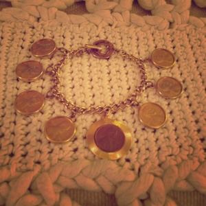 Vintage Penny Charm bracelet