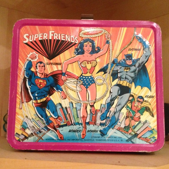 Vintage Lunchbox - Superfriends. Circa 1976.