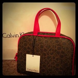 CK logo monogram satchel