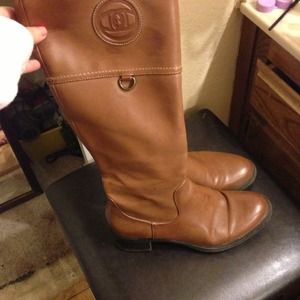 Etienne aigner boots cognac boots 8.5