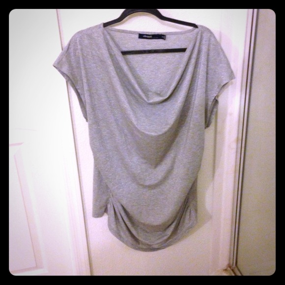 Eloquii shimmery silver top