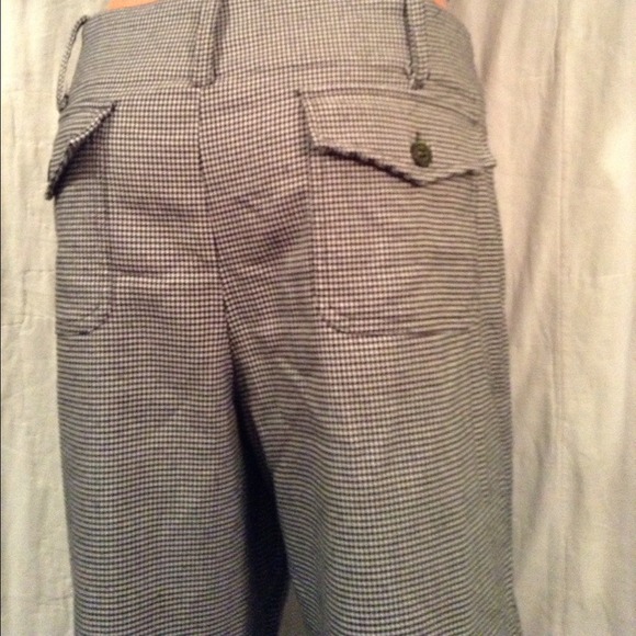 Houndstooth, approx 14.5" inseam