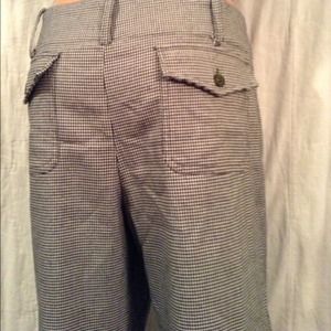 Houndstooth, approx 14.5" inseam