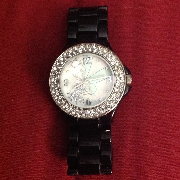 REDUCED ✂Black tinkerbell watch!