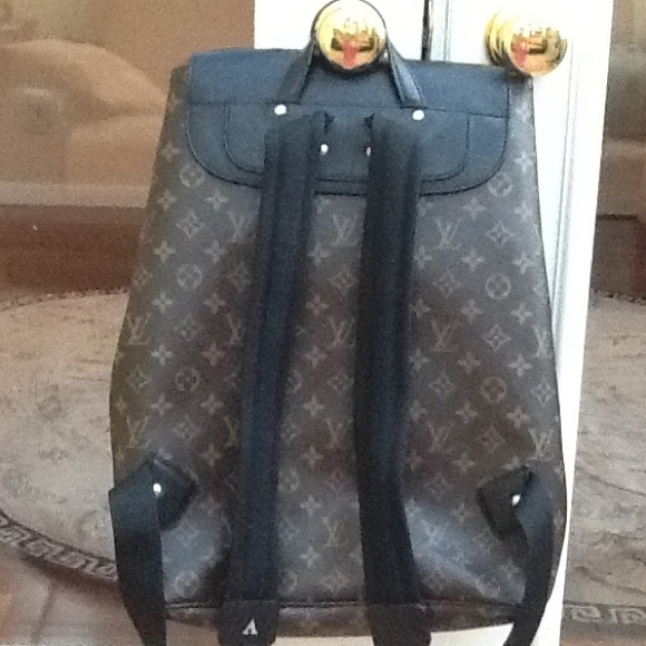 Louis Vuitton Monogram Canvas  Leather Backpack
