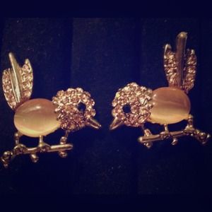 Cute bird earrings