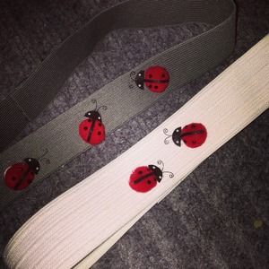 Ladybug elastic headbands