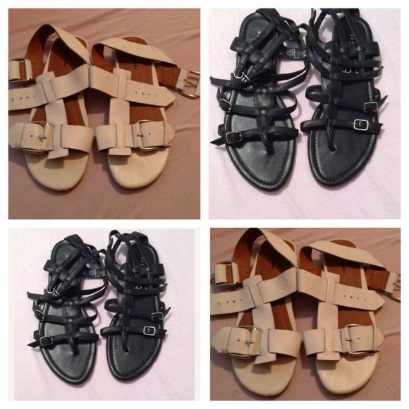 ❗Bundle❗black Kenneth Cole sandal & zigisoho white