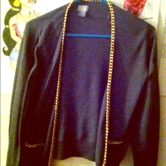 H&M gold chain cardigan NEVER WORN