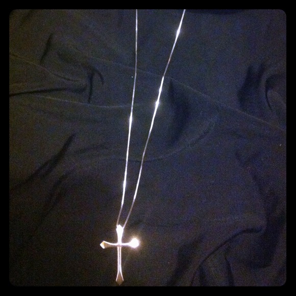 ⛪ 14k white gold cross necklace ⛪