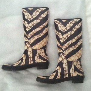 Coach rainboots.