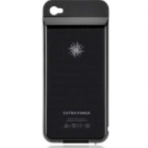 iPhone case with emergency battery charger