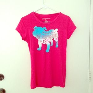 Aeropostale pink graphic tee