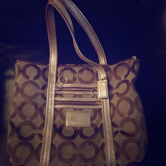 Authentic Coach bag with dust bag