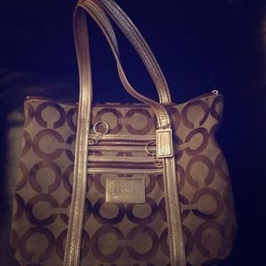 Authentic Coach bag with dust bag