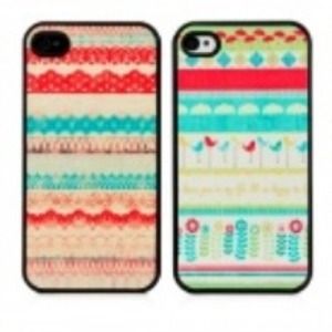 SET OF 2 iPhone cases with cute designs