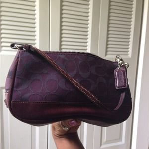 ****Reduced****Cute Purple Coach Bag Authentic