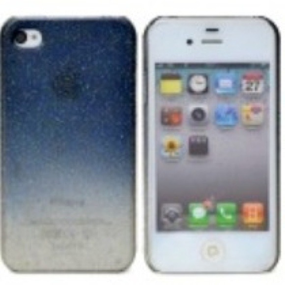 Ombré iPhone 4/4s case blue to gray