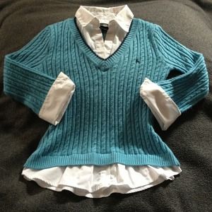 3/4 length sleeved dress top