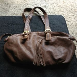 Leather handbag