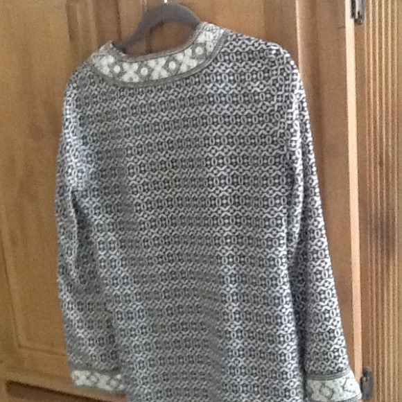 PRICE REDUCED Tory Burch Brown& Cream Tunic size 4 - Picture 3 of 3