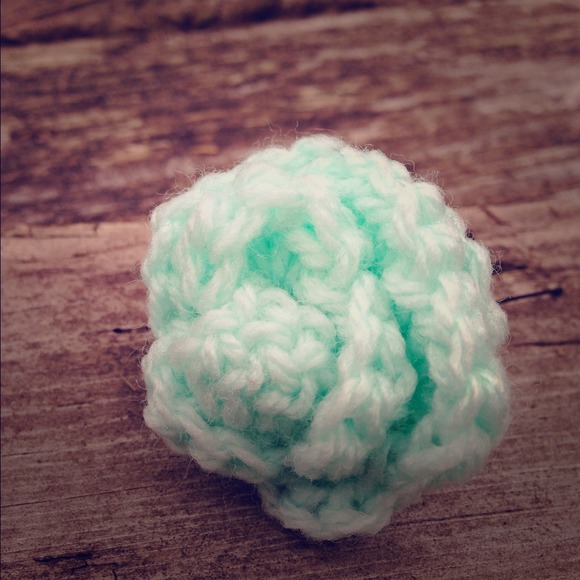 Mint Green Rose Inspired Hair Pin