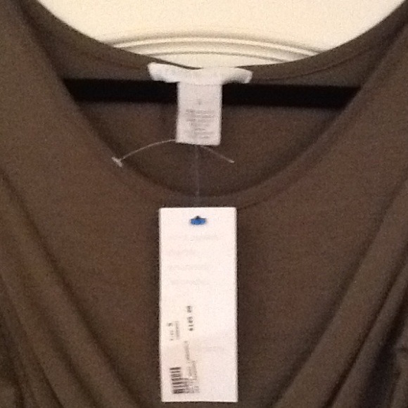 PRICE SLASHED Olive green belted maxi NWT - Picture 2 of 2