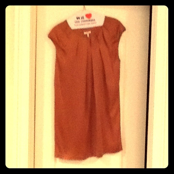 PRICE SLASH Copper silk Joie minidress size Small - Picture 1 of 2