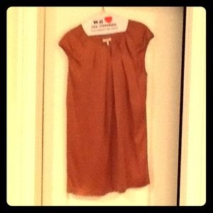 PRICE SLASH Copper silk Joie minidress size Small