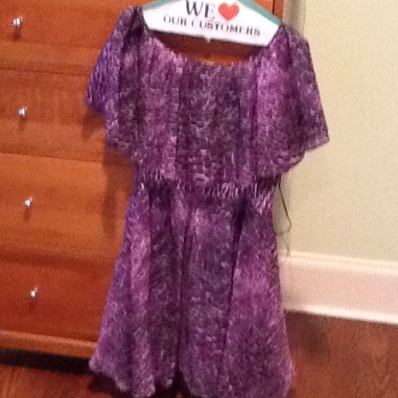 SALE Purple Cynthia Steffe lined silk dress size 6 - Picture 3 of 3