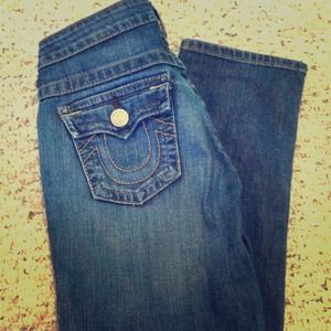 Bootcut kids true religion jeans