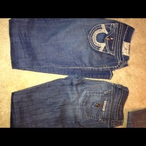 Three pair bundle - jbrand/ Hudson/ True Religion