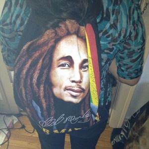 Bob Marley draw string backpack
