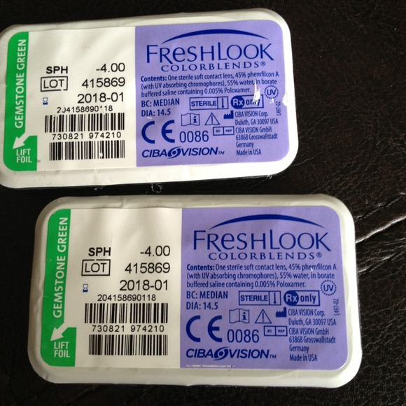 Gemstone green prescription contacts