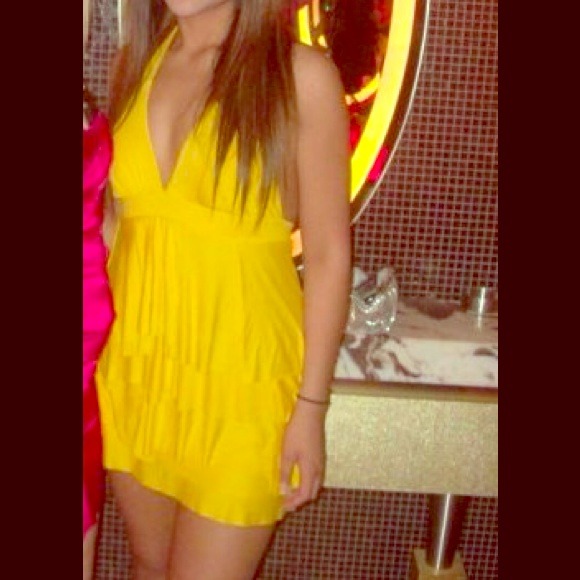 Yellow Halter Top Dress