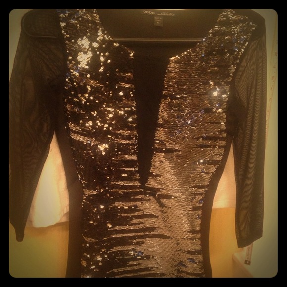 Bebe sequence dress