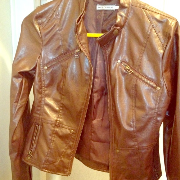 Motor cycle leather jacket