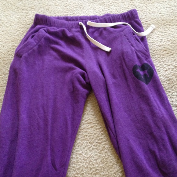 PINK Victoria Secret pants purple S