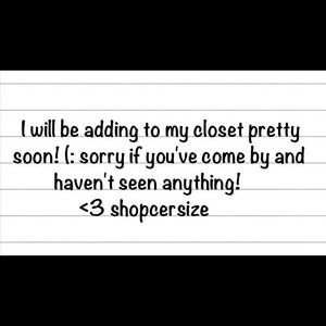 CLOTHING, SHOES & ACCESSORIES!