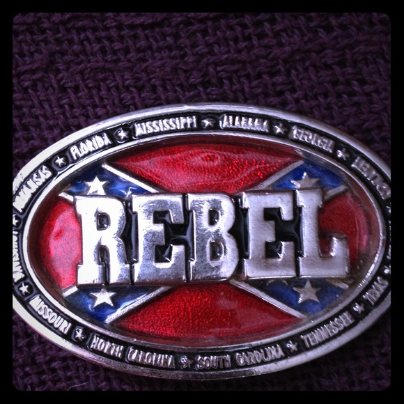 Rebel belt buckle