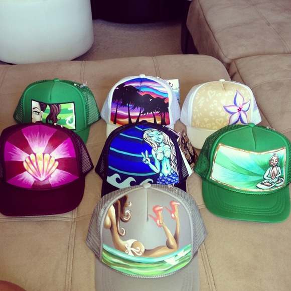 Custom painted hats - Picture 3 of 3