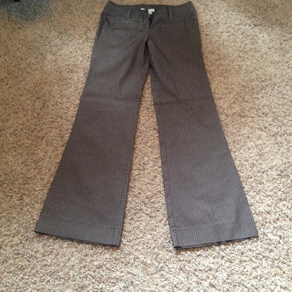 Charlotte ruse size 3 brown pinstriped pants