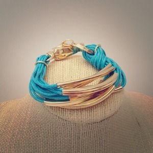 Bracelet Blue and Gold Tone more colors available