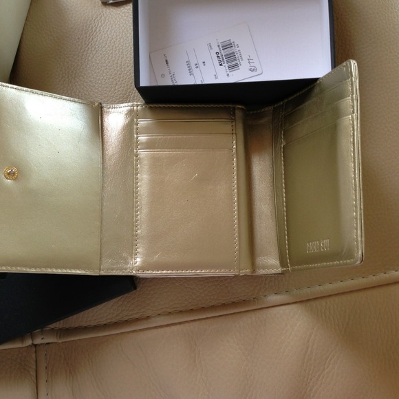 Anna Sui brown green wallet - Picture 4 of 4