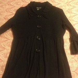 Tracy M black sweater